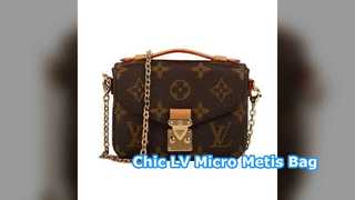 Sac LV Micro Metis Monogram Marron Style Créateur