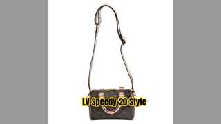 LV Speedy Bandouliere 20 Monogramme Sac Style De Luxe