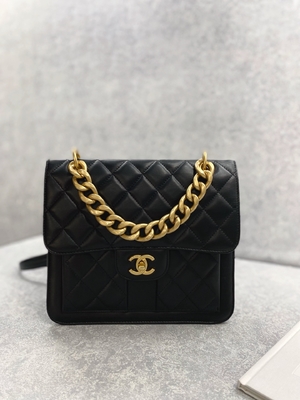 Style occasionnel de rue de sac de 2023 solides solubles Chanel Woc Zipper Clutch