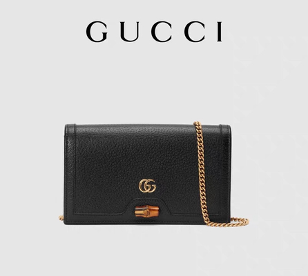 L'ODM a stigmatisé la serrure de Bag Gucci Diana Wallet On Chain Bamboo de messager