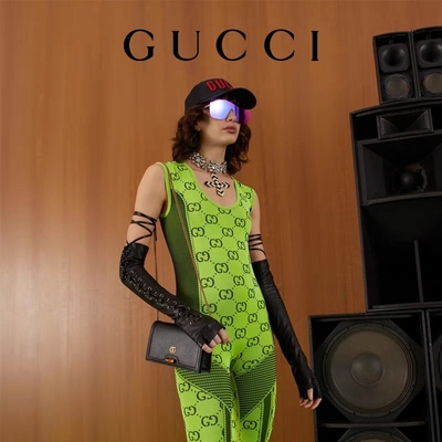 L'ODM a stigmatisé la serrure de Bag Gucci Diana Wallet On Chain Bamboo de messager
