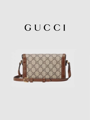 bois d'ébène 1955 de 9.5oz GUCCI Horsebit Mini Bag Ladies Wallet Beige