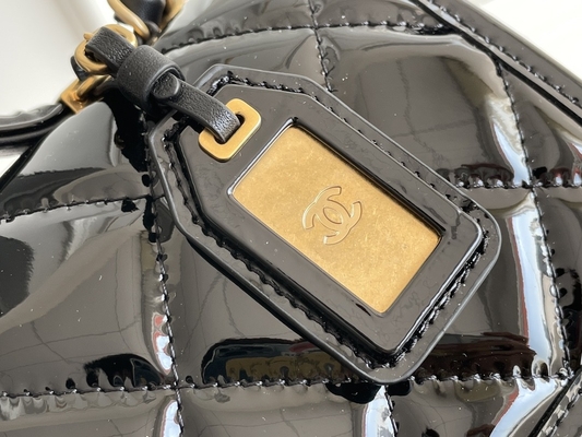 or de noir de sac de tofu de cuir verni de Chanel Flap Bag 2022 des femmes 22k