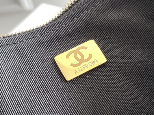 Cuir noir de cuir de vachette de sac à main de clochard de Mini Sling Bag Branded Chanel de chaîne
