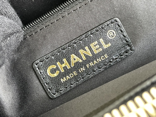 Grand sac de l'emballage GST d'achats de Chanel Lychee Leather Caviar Grand