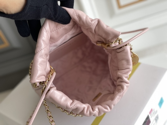 Jaune noir blanc de MINI rose du cuir de vachette 22S de Chanel Branded Ladies Handbag 22B