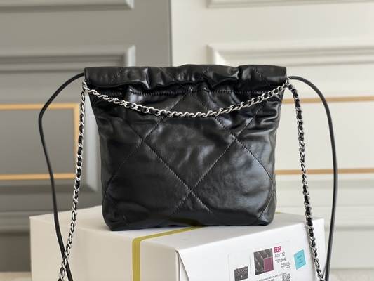 Jaune noir blanc de MINI rose du cuir de vachette 22S de Chanel Branded Ladies Handbag 22B