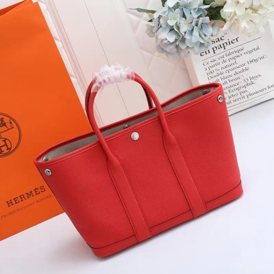 Le timbre Preloved de Bougainvillier a stigmatisé le sac Hermes Negonda Garden Party 30