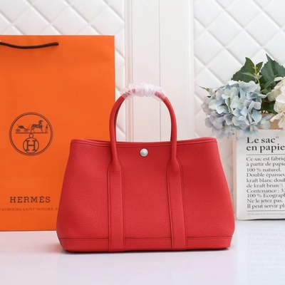 Le timbre Preloved de Bougainvillier a stigmatisé le sac Hermes Negonda Garden Party 30
