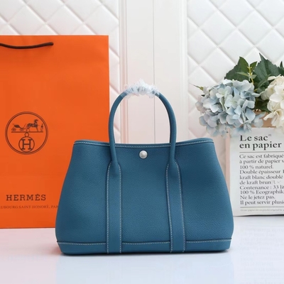 Le timbre Preloved de Bougainvillier a stigmatisé le sac Hermes Negonda Garden Party 30