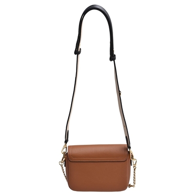 Sac tendre granuleux Brown de Monogram Bag BT Lockme de concepteur de cuir de vachette
