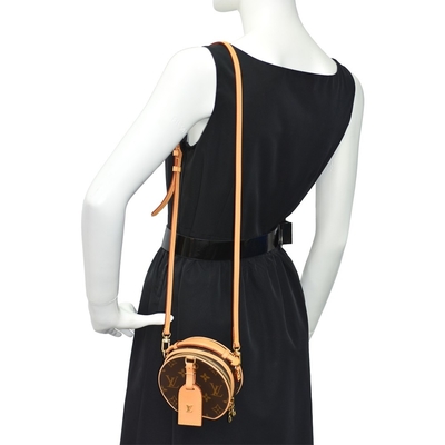 Sac tendre granuleux M44699 de la toile BT Lockme de monogramme de cuir de vachette