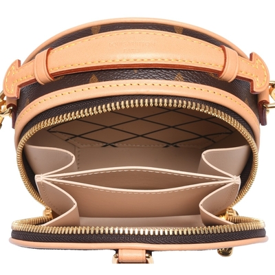 Sac tendre granuleux M44699 de la toile BT Lockme de monogramme de cuir de vachette