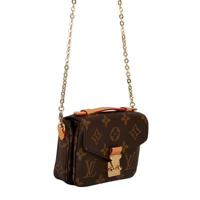 Croix de Mini Designer Monogram Bag Micro Metis BT - sac mortuaire Brown