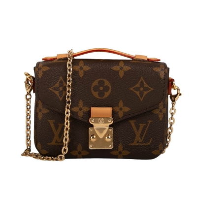 Croix de Mini Designer Monogram Bag Micro Metis BT - sac mortuaire Brown