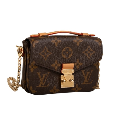 Croix de Mini Designer Monogram Bag Micro Metis BT - sac mortuaire Brown