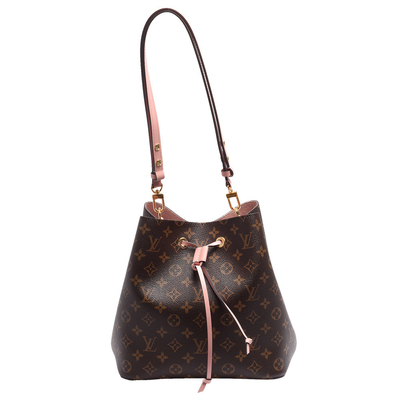 Sac en cuir de monogramme de noir de Louis Vuitton NéOnoé millimètre d'équilibre