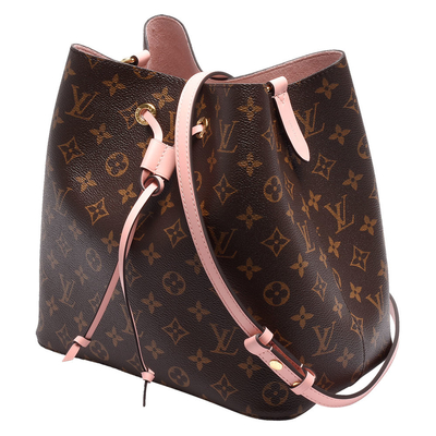 Sac en cuir de monogramme de noir de Louis Vuitton NéOnoé millimètre d'équilibre