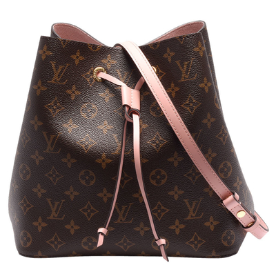 Sac en cuir de monogramme de noir de Louis Vuitton NéOnoé millimètre d'équilibre