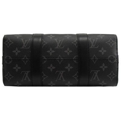 Croix classique de toile de jacquard de sac de la VILLE KEEPALL de l'éclipse BT de monogramme - sac de Boston de corps