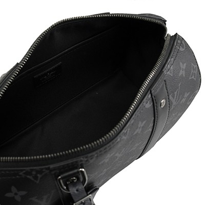 Croix classique de toile de jacquard de sac de la VILLE KEEPALL de l'éclipse BT de monogramme - sac de Boston de corps