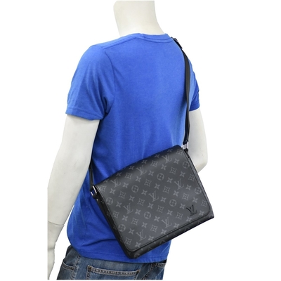 Louis Vuitton District P.M. M45272 des hommes d'impression de toile d'éclipse