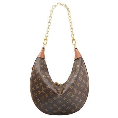 Peau de vache Tote Handbag en cuir de demi-lune de Monogram Bag Presbyopic de concepteur de BT