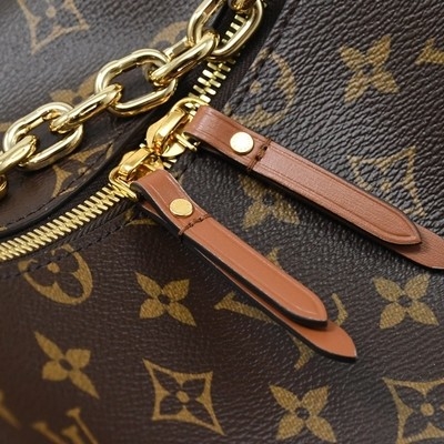Peau de vache Tote Handbag en cuir de demi-lune de Monogram Bag Presbyopic de concepteur de BT