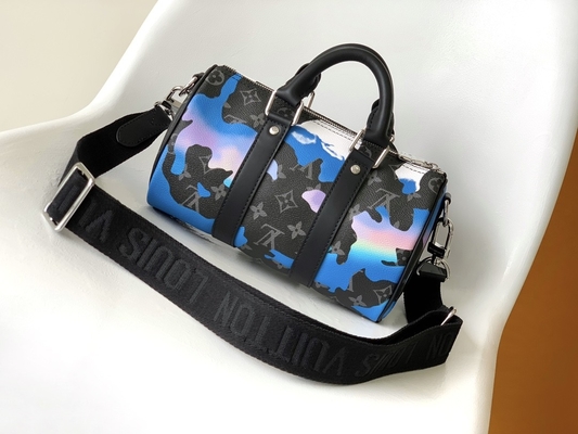 L'éclipse de monogramme de lever de soleil a stigmatisé la pièce de Bag BT Keepall Bandoulière 25 de messager avec une vue