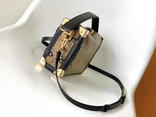 Sac d'épaule latéral enduit de monogramme de tronc de Louis Vuitton M46358 BT de presbytie de croisière de toile