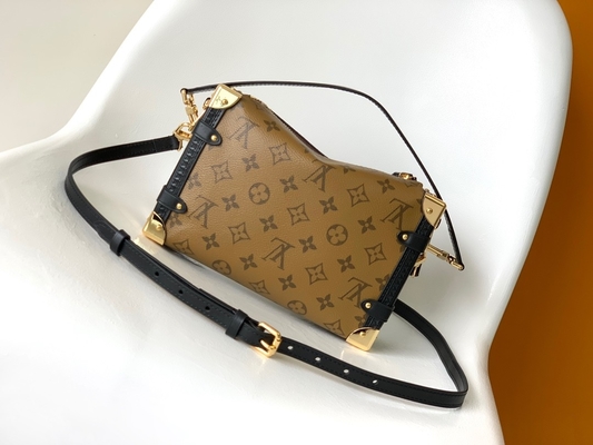 Sac d'épaule latéral enduit de monogramme de tronc de Louis Vuitton M46358 BT de presbytie de croisière de toile