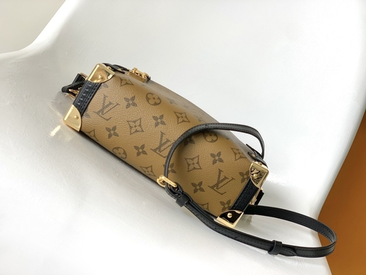 Sac d'épaule latéral enduit de monogramme de tronc de Louis Vuitton M46358 BT de presbytie de croisière de toile