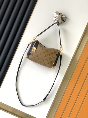 Sac d'épaule latéral enduit de monogramme de tronc de Louis Vuitton M46358 BT de presbytie de croisière de toile
