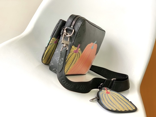 Collaboration unisexe 3WAY de style de rue du sac M46358 des hommes marqués de monogramme de trio de BT X YK