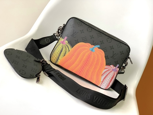 Collaboration unisexe 3WAY de style de rue du sac M46358 des hommes marqués de monogramme de trio de BT X YK