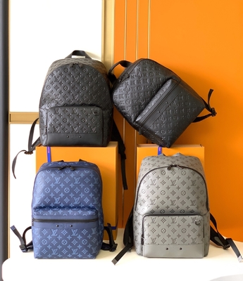 Cuir de veau d'ombre de monogramme de sac à dos de Louis Vuitton Racer Designer Brand pour le garçon de l'homme