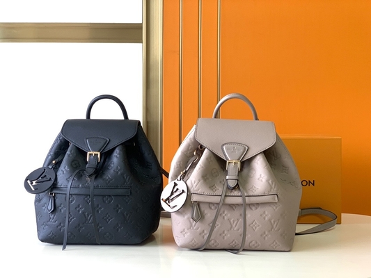 Noir rose de Brand Backpack Louis Vuitton Monogram Montsouris Backpack de concepteur de BT