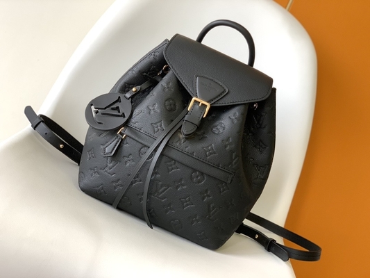 Noir rose de Brand Backpack Louis Vuitton Monogram Montsouris Backpack de concepteur de BT