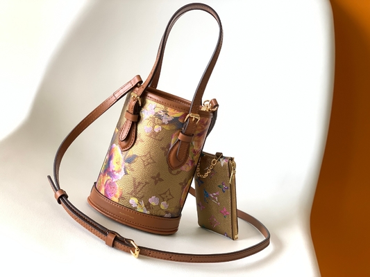 Fleur métallique Louis Vuitton Neverfull Bucket Bags M81724