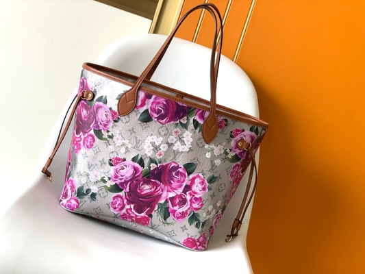 Argent floral Louis Vuitton Large Never Full M21352 de modèle