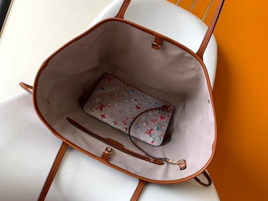 Argent floral Louis Vuitton Large Never Full M21352 de modèle
