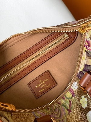 Nouveau matériel rapide de l'or M21317 de BandoulièRe 25 de jardin métallique de monogramme