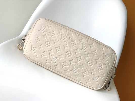 Preloved a stigmatisé la toile Neverfull millimètre Tote Bag beige de monogramme