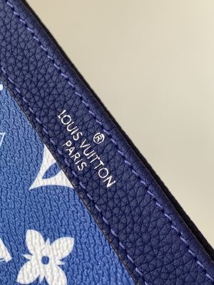 Double fermeture éclair de petit portefeuille de Gaston Louis Vuitton BT Pochette portable 