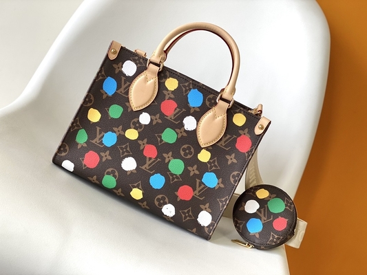 Monogramme de BT X Yayoi Preloved Branded Bag Kusama OnTheGoMM multicolore