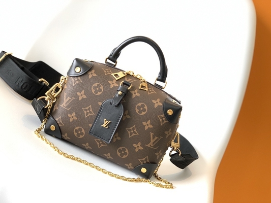 Petit Malle Souple Empreinte noir de Brown de monogramme de Louis Vuitton Custom Branded Bags