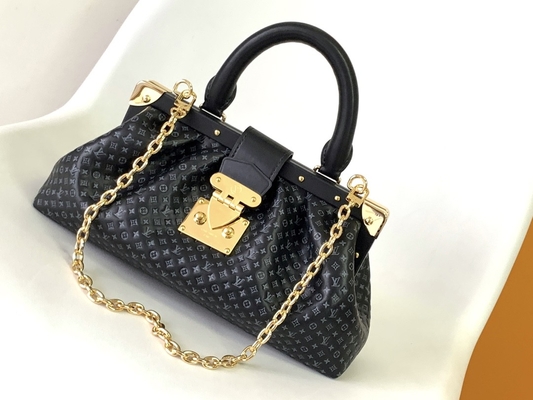 Sac d'embrayage personnalisé de monogramme de cuir de vachette Louis Vuitton M45571