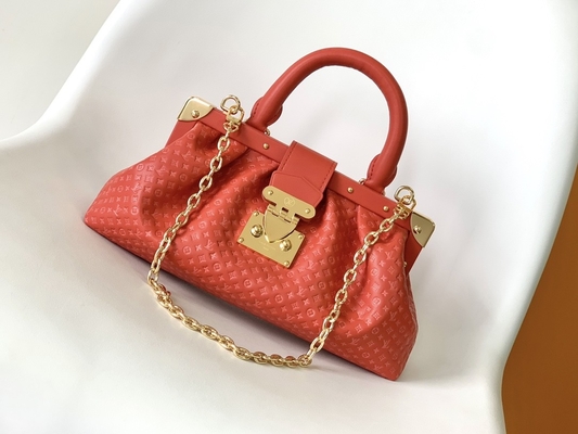 Sac d'embrayage personnalisé de monogramme de cuir de vachette Louis Vuitton M45571