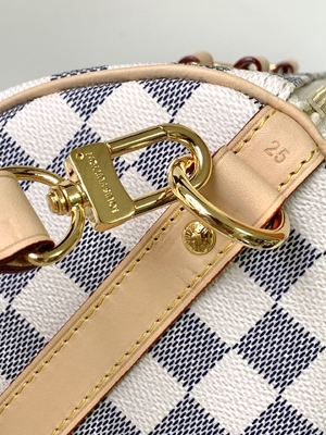 Toile enduite Louis Vuitton Damier Azur rapide 25 M46390