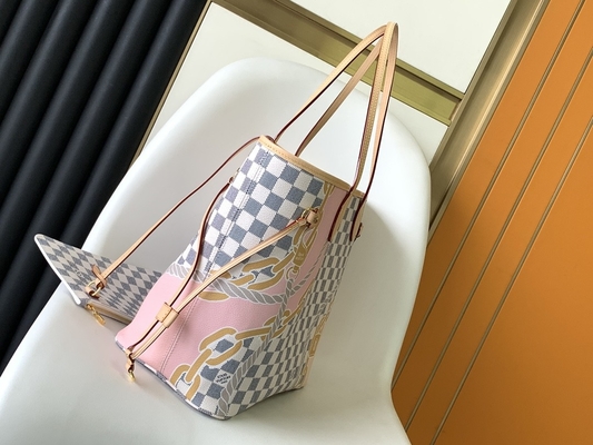 Le Tahiti a limité les sacs marqués faits sur commande Louis Vuitton Neverfull à carreaux millimètre